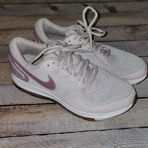 Women's Athletic Shoes in White and Pink